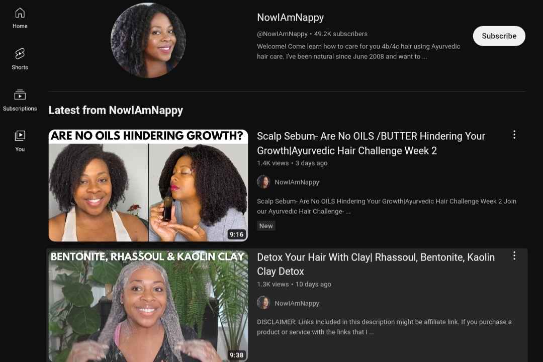 NowIAmNappy natural hair YouTubers 