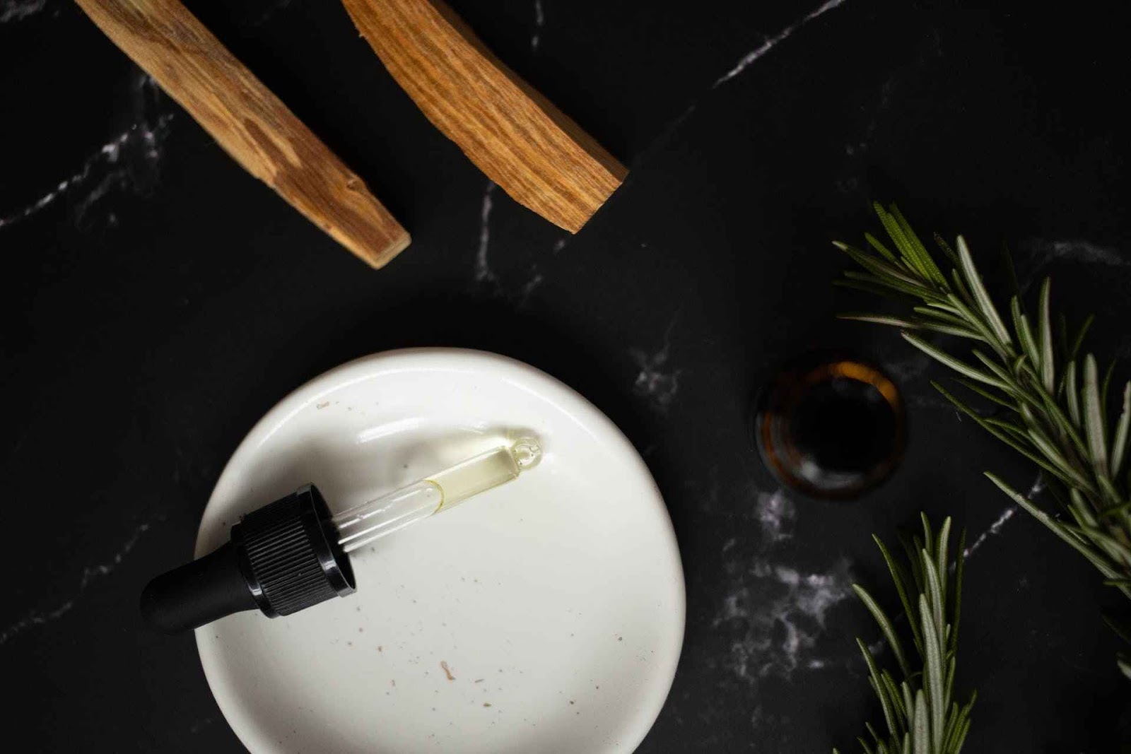 Rosemary essential oil for skin and hair care 